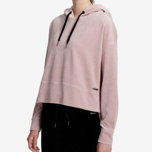 Calvin Klein Performance Cropped Velour Hoodie ✨